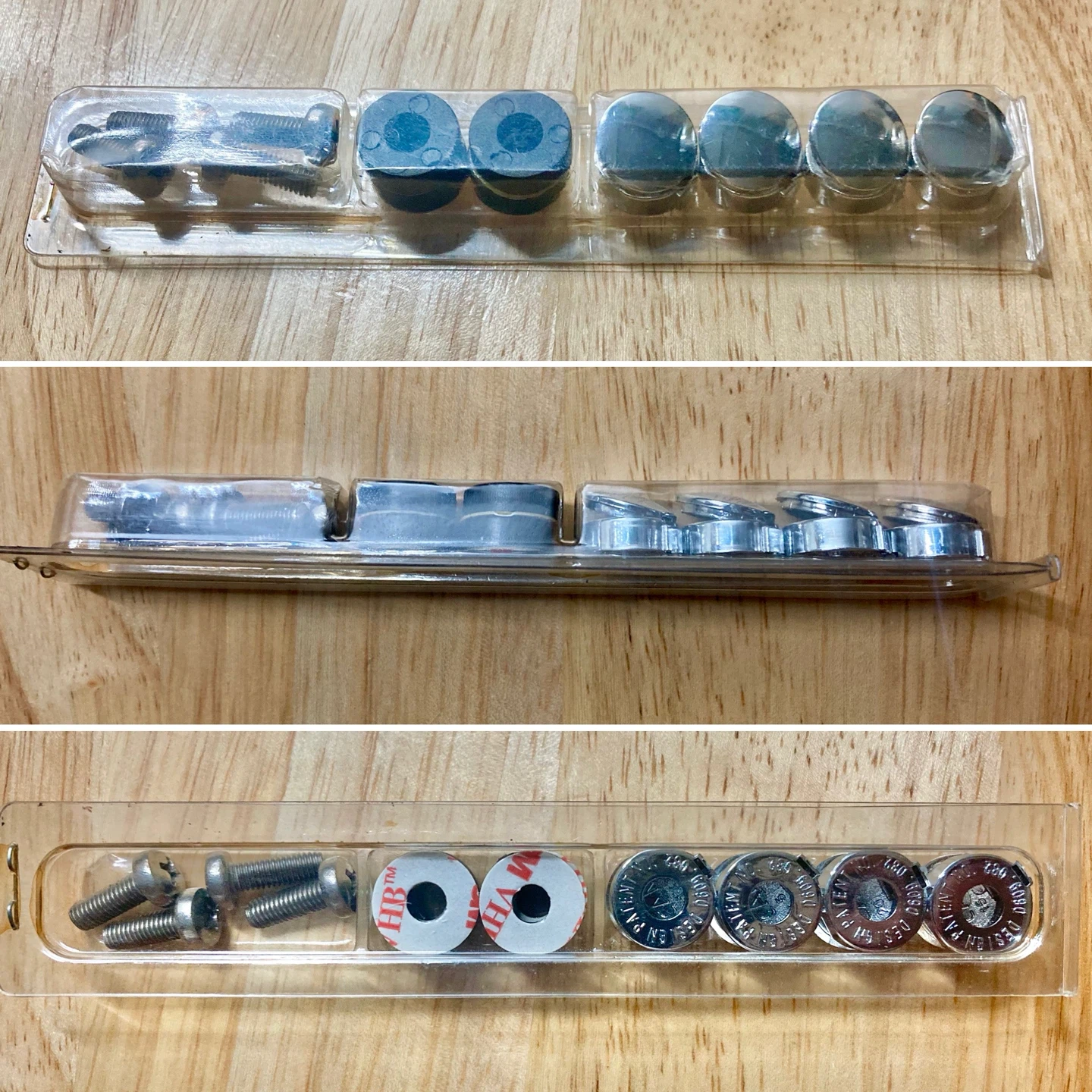Car license plate mount Hardware Kit with Screws and Anchors