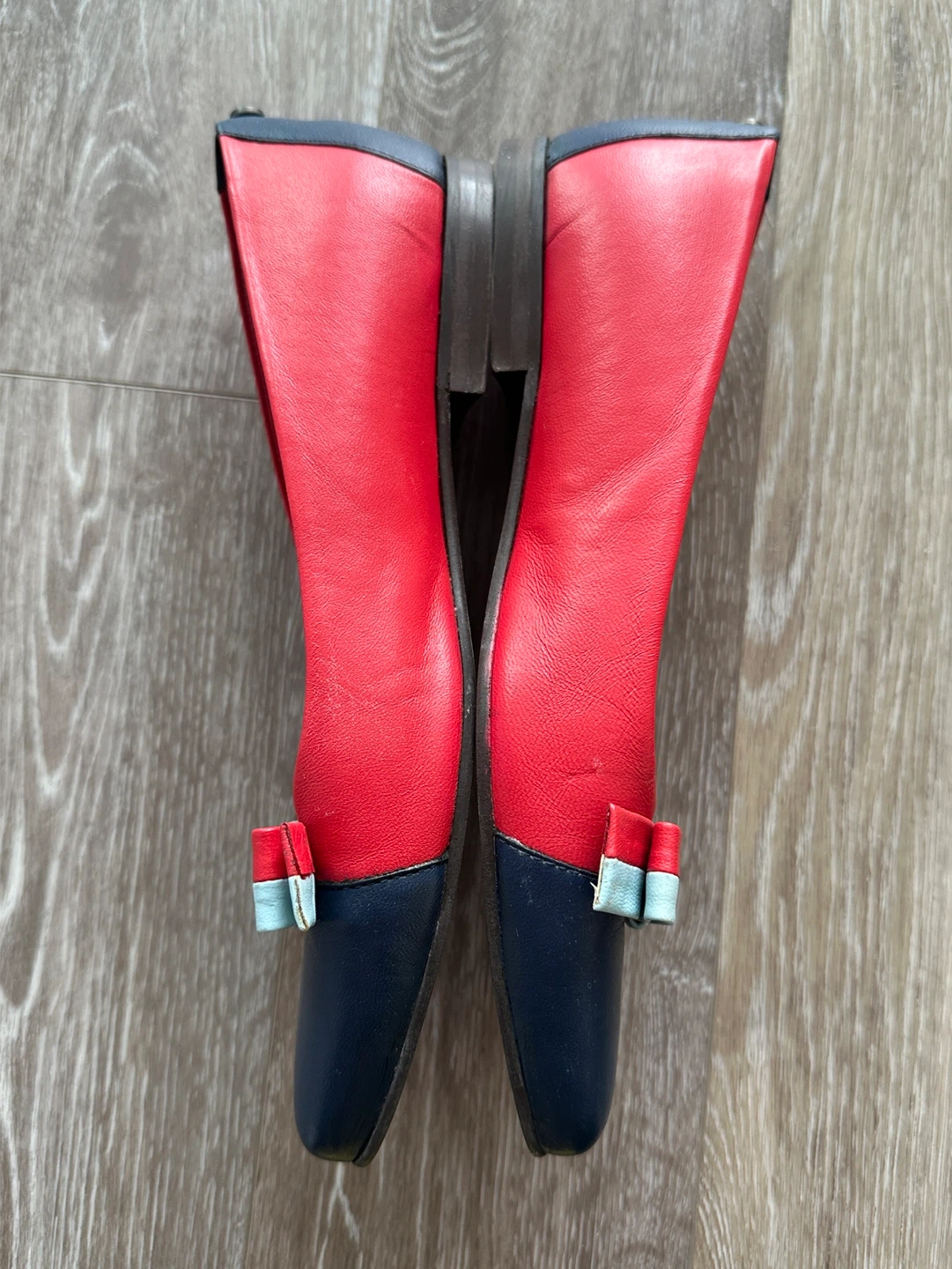 El Ganso Red & Navy Pointed Flats - EU 37 / UK 4 - photo 2