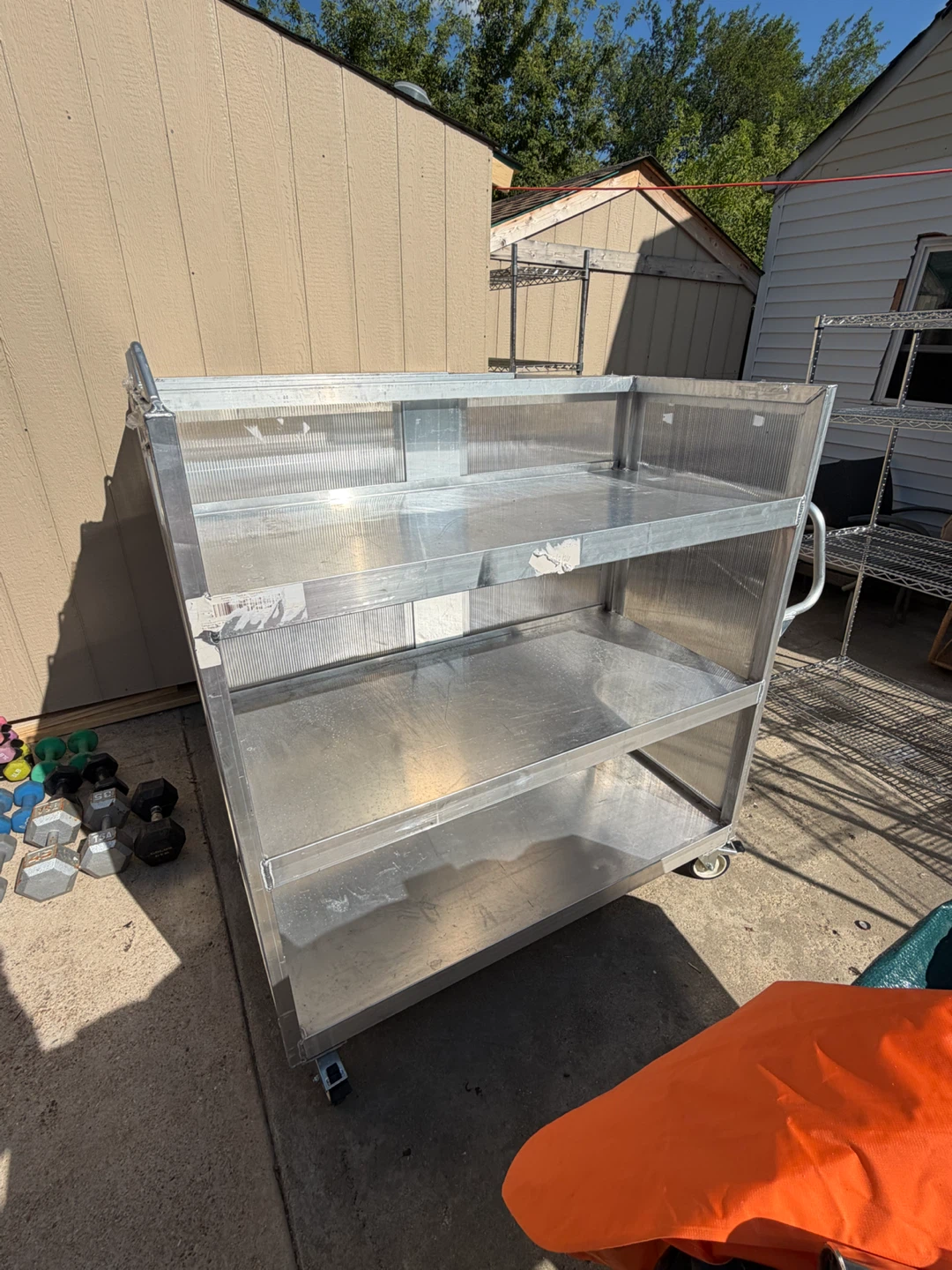 3-Tier Rolling Utility Cart with Handle