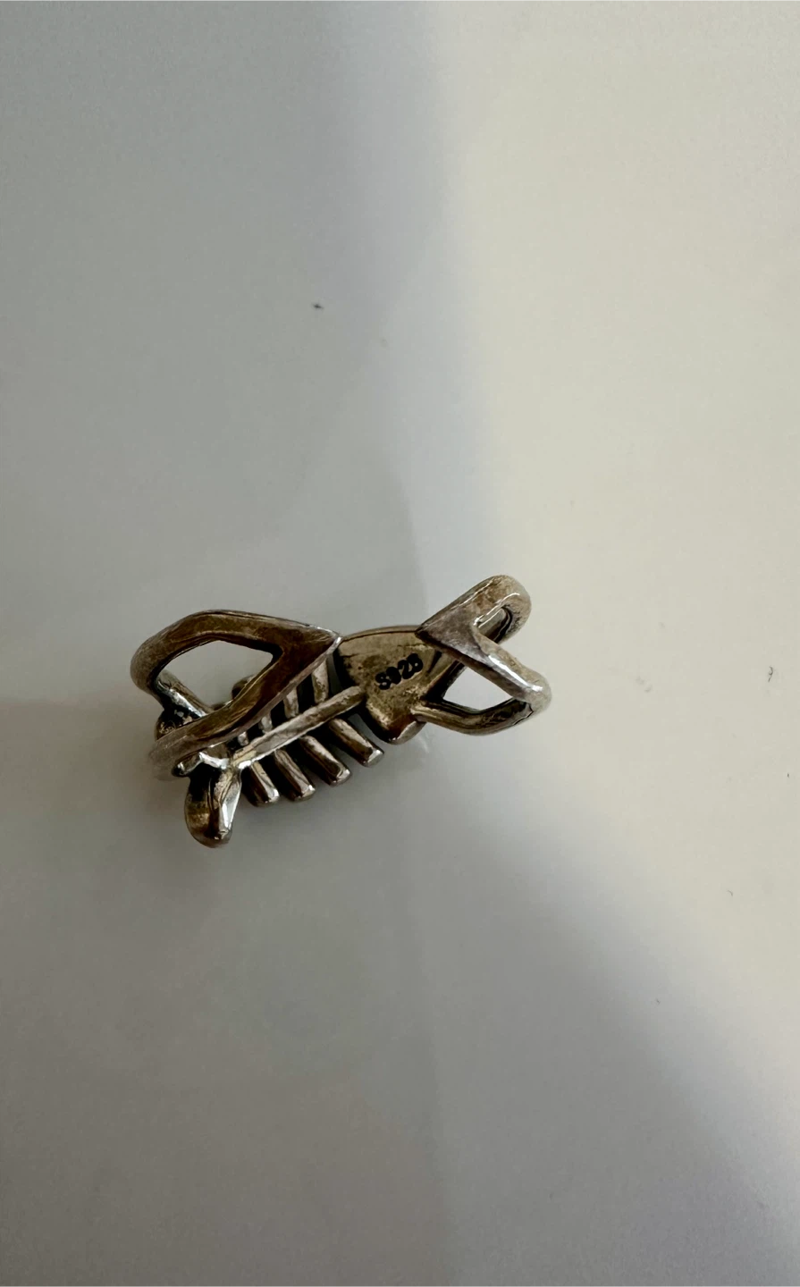 Sterling Silver Fishbone Ring - photo 2