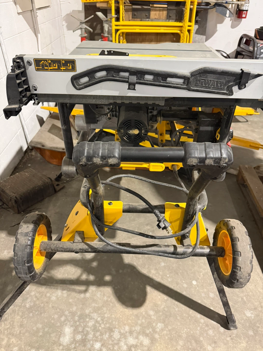DEWALT 10-inch Portable Table Saw with Rolling Stand - photo 2