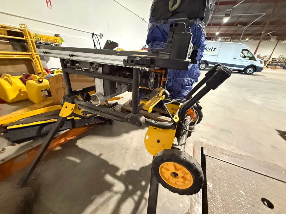 DEWALT 10-inch Portable Table Saw with Rolling Stand - photo 4