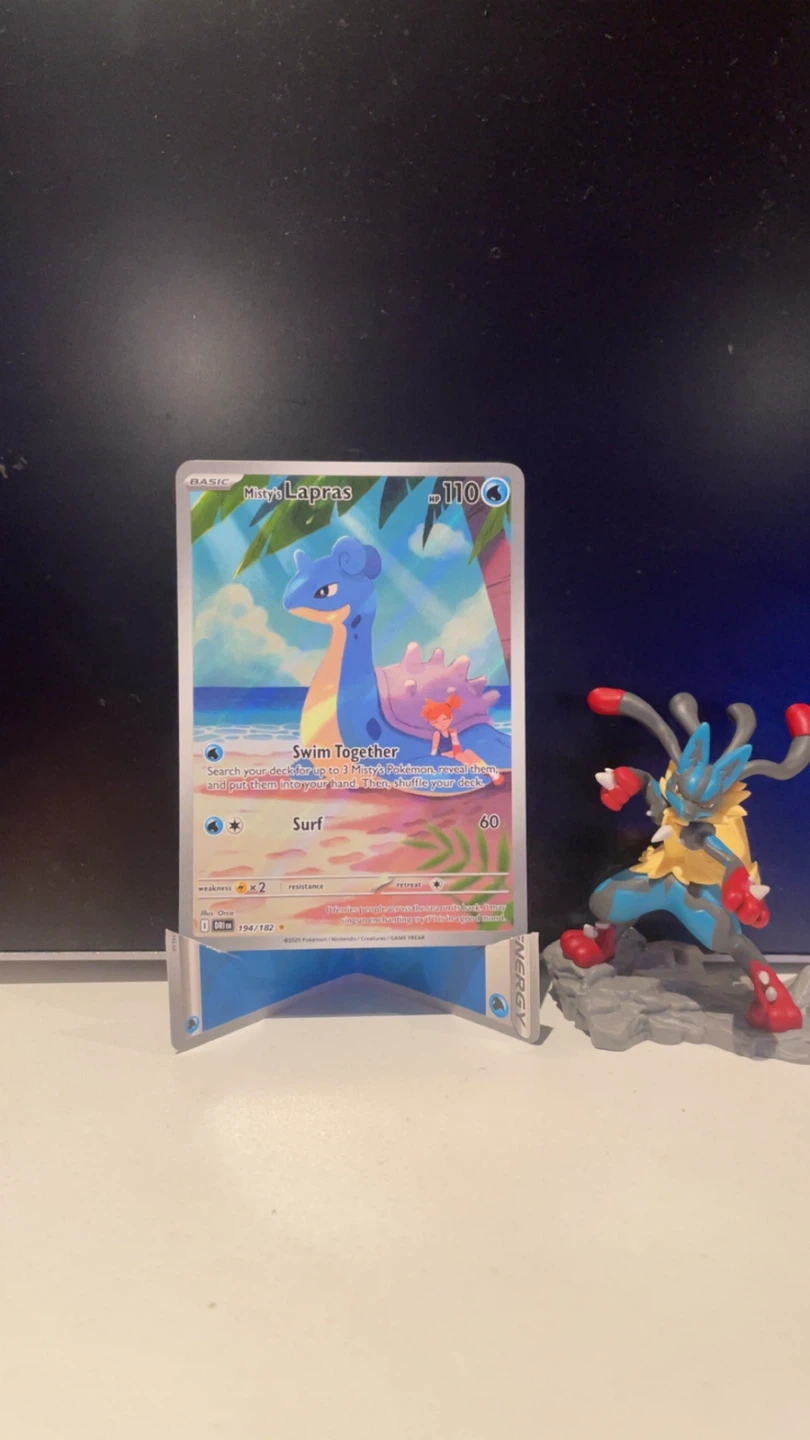 Misty's Lapras Pokémon Card