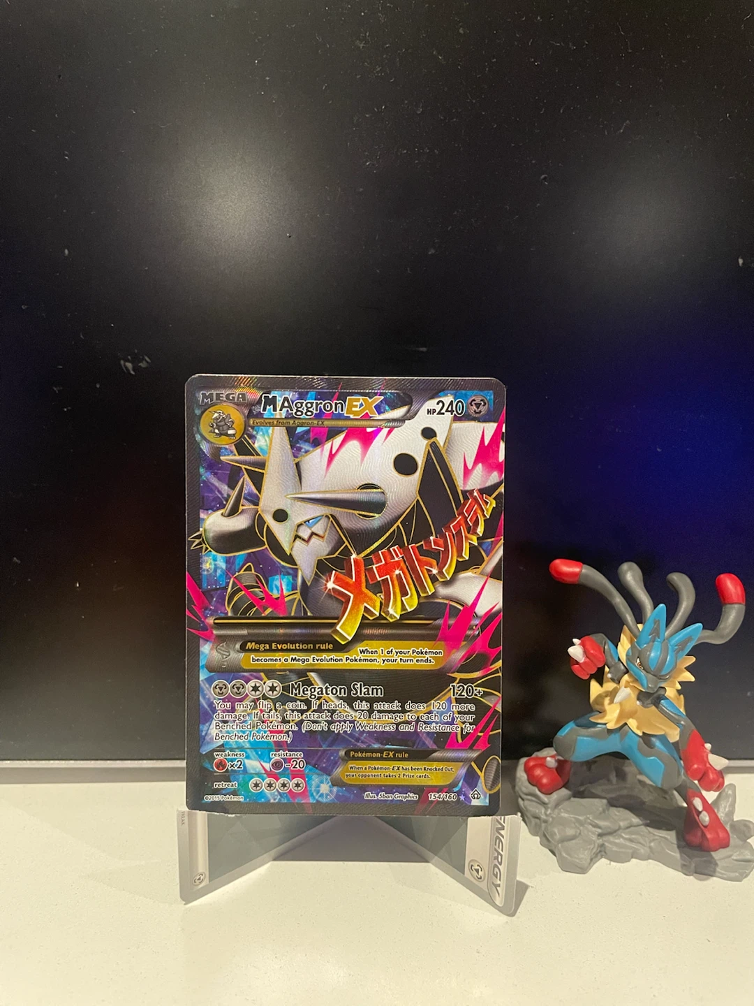 Mega Agggron EX Pokémon Trading Card