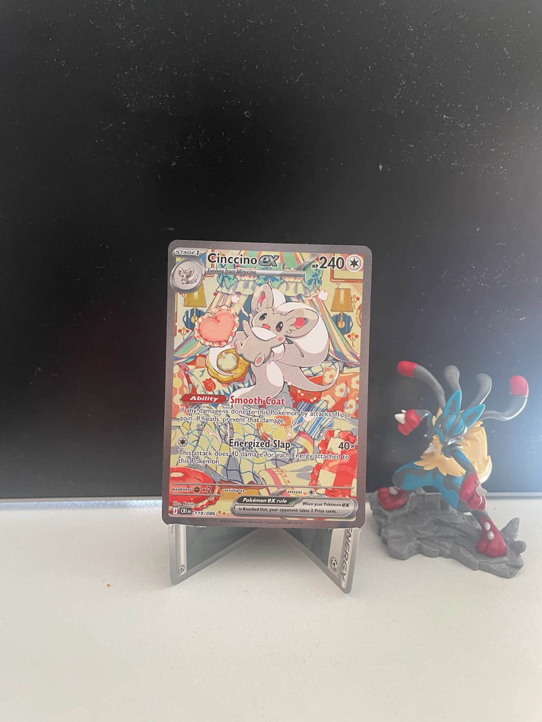 Cinccino V Ukrainian Pokemon Card