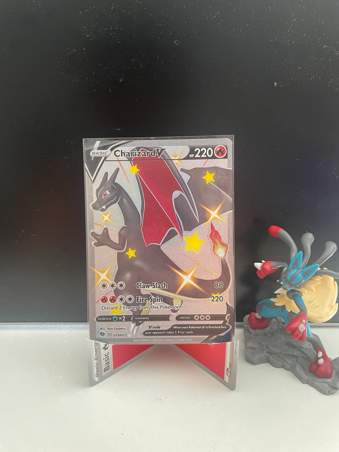 Pokemon Charizard V Shiny Rare Card