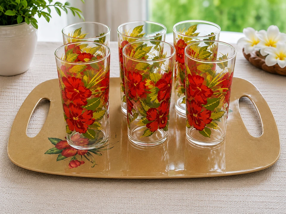 Bowring Tropical Hibiscus Drink Set