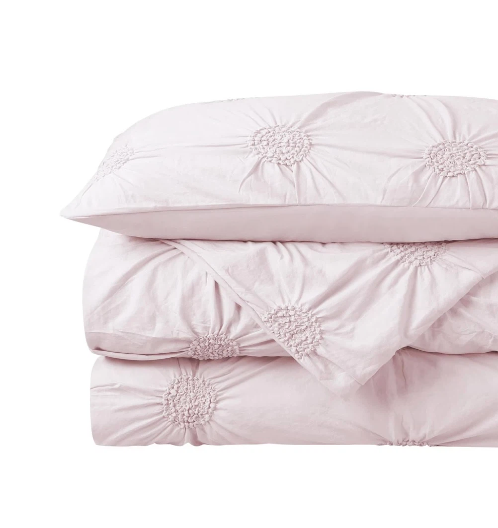 Luxury Floral Ruffled Duvet Cover Set – $35 🤍 - photo 3