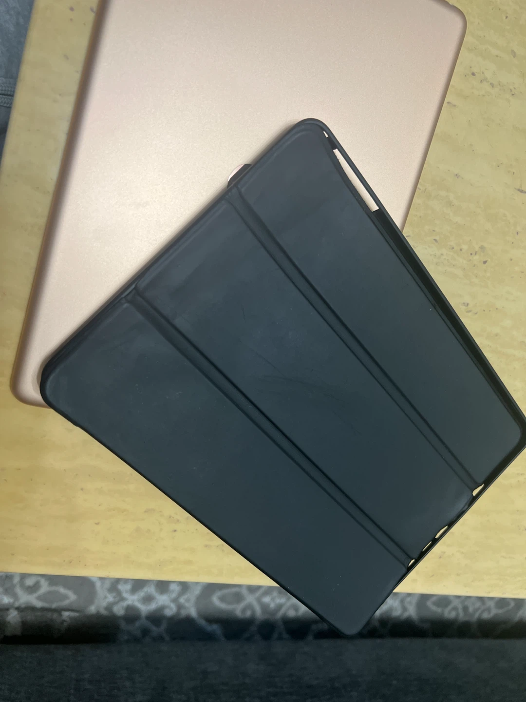 Rose Gold iPad with Black Case - photo 4