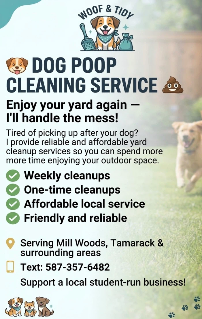 Dog Poop Cleaning Service - Woof & Tidy