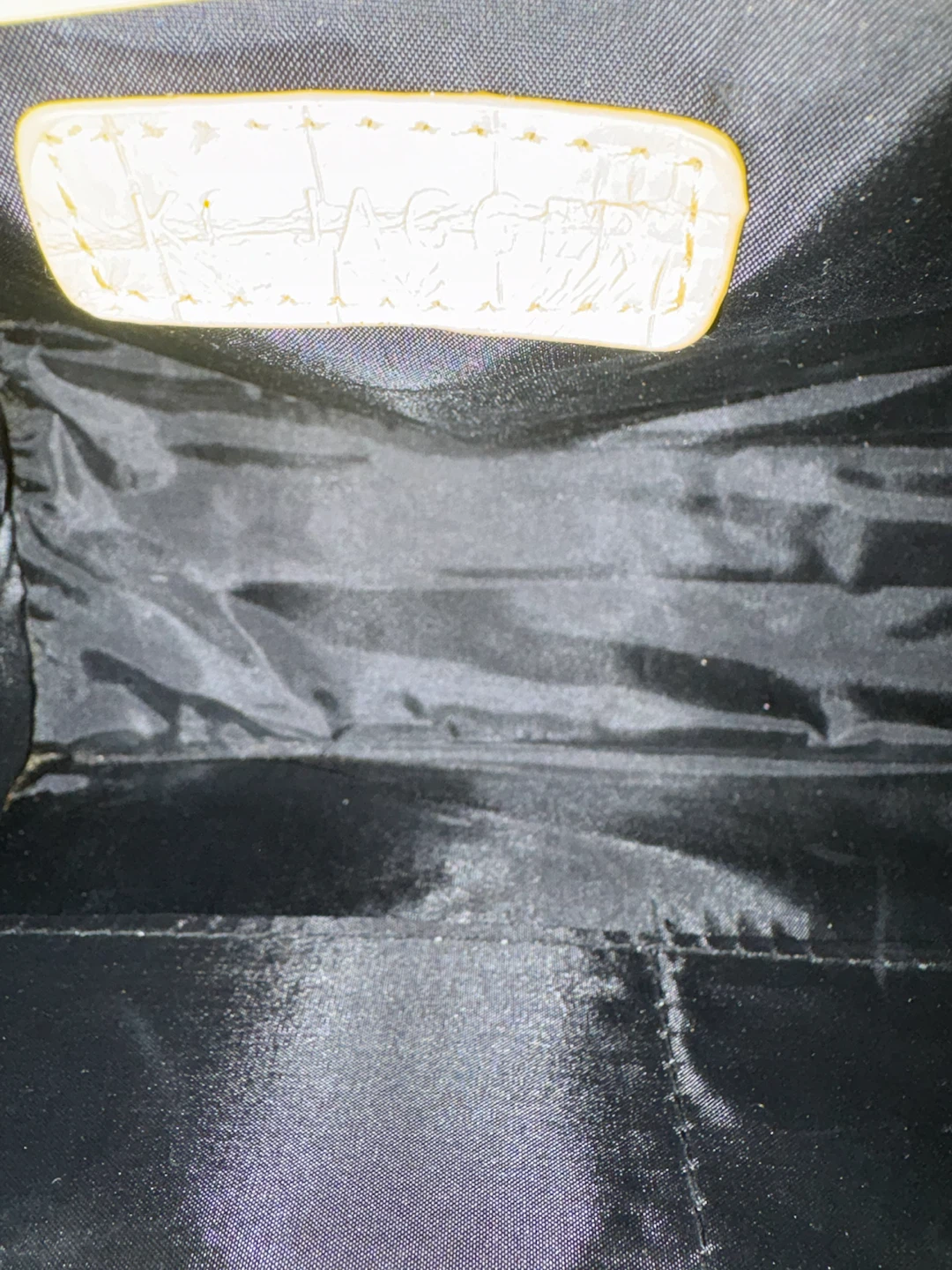 KC Jagger Yellow Croc-Embossed Small Tote Bag - photo 4