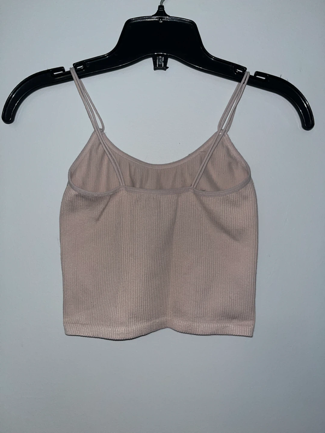 Light Pink Ribbed Crop - photo 2