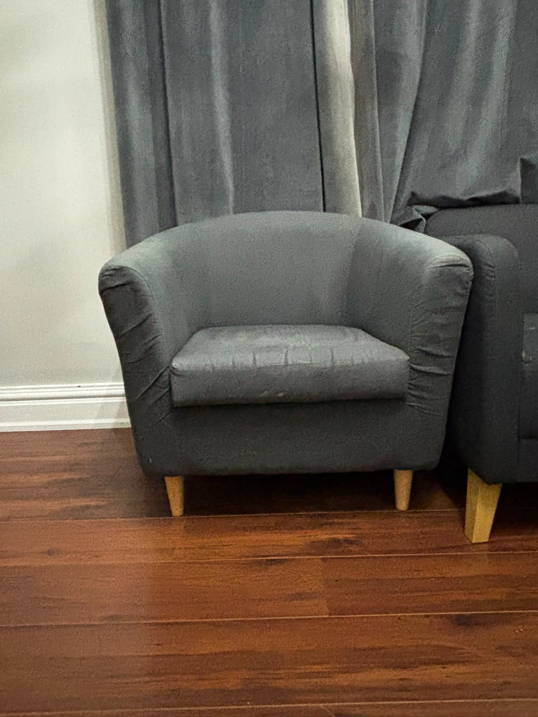 Grey Armchair