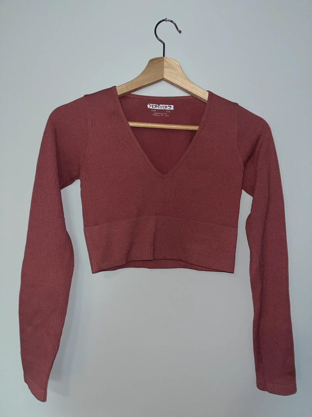 Forever 21 Ribbed Crop Top