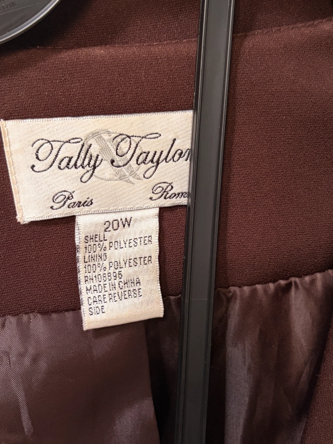 Tally Taylor Women's 20W Brown Blazer and Skirt Suit - photo 2