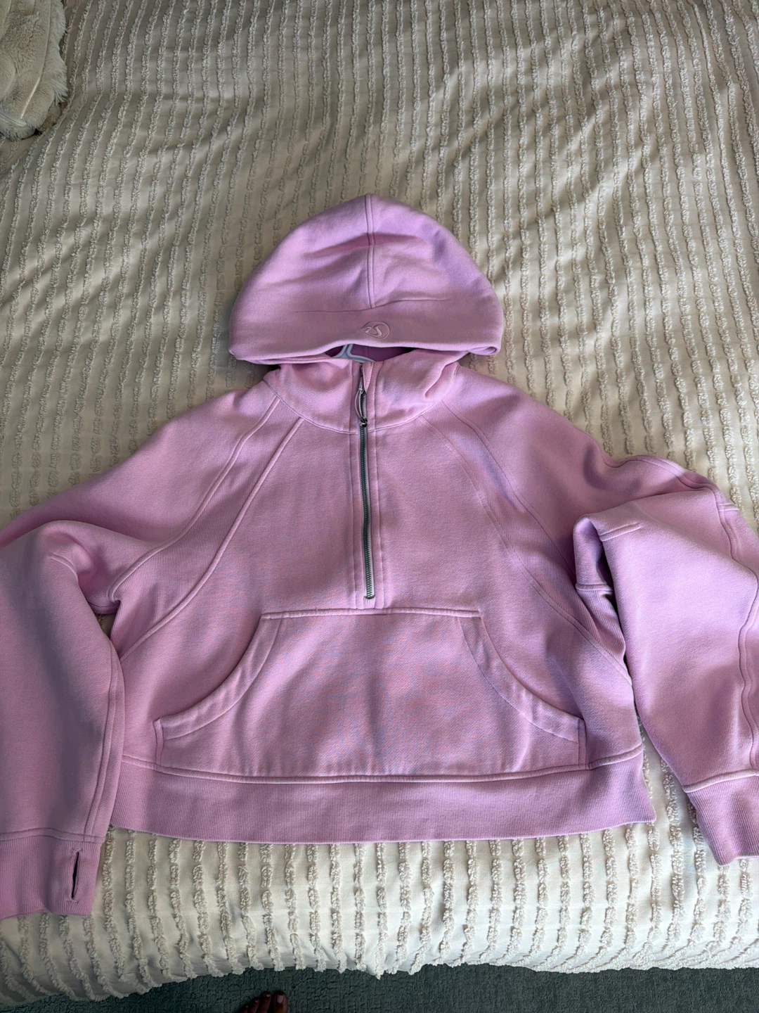 Lululemon Scuba Half-Zip Hoodie Pink