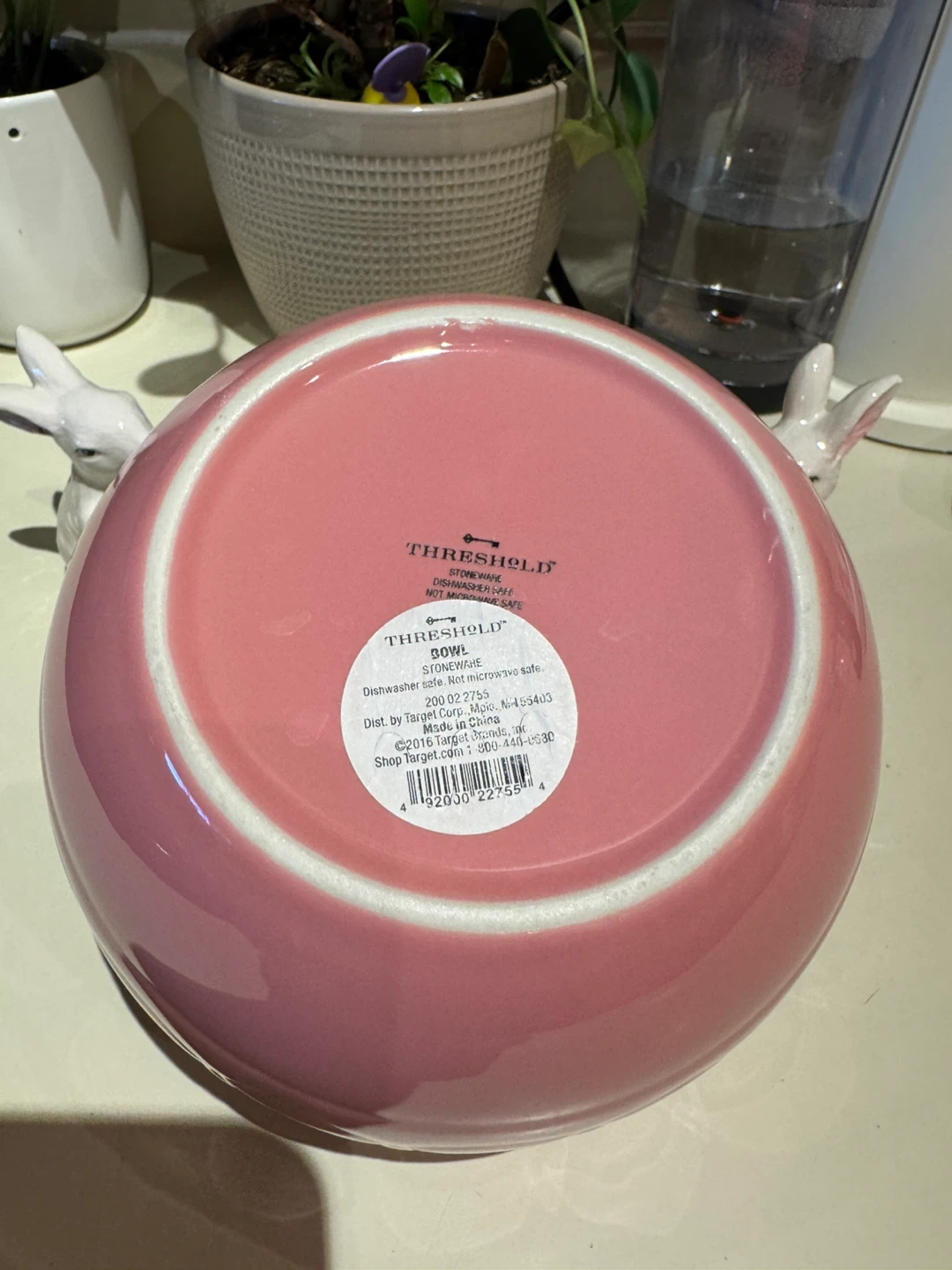 Threshold Pink Bunny Bowl - photo 3