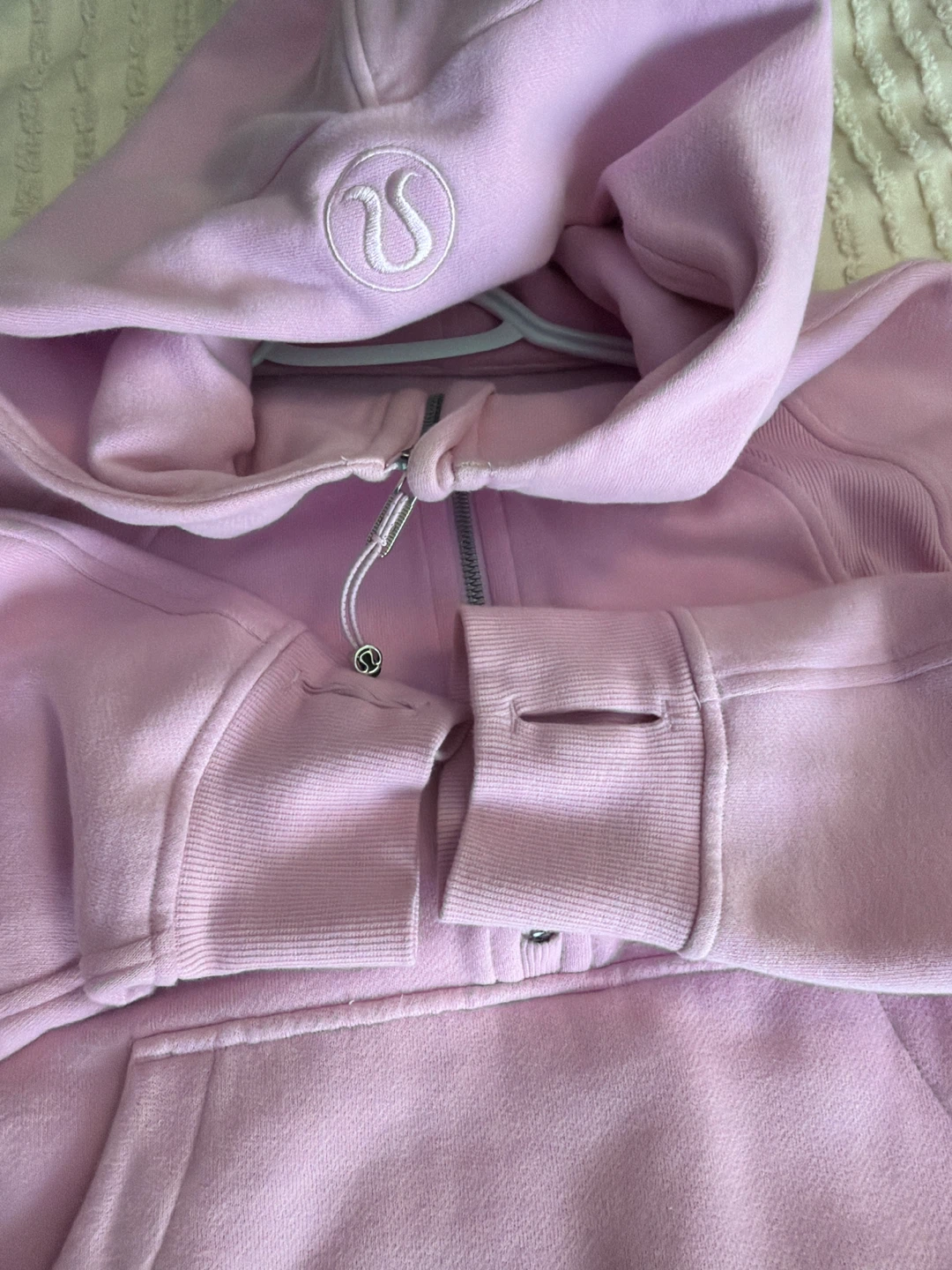 Lululemon Scuba Half-Zip Hoodie Pink - photo 4