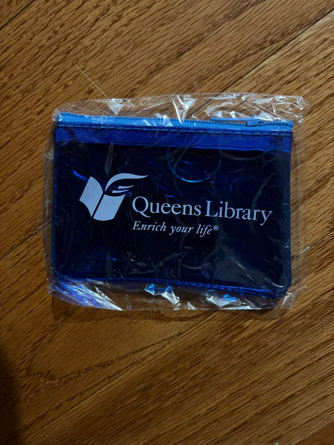 Queens Library Pouch