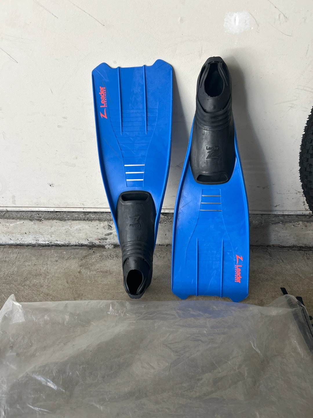 Leader Euroturbo Blue Diving Fins