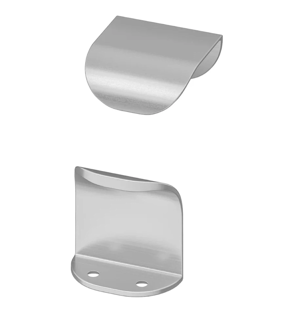 Single IKEA BILLSBRO Cabinet Handle 1 9/16” steel