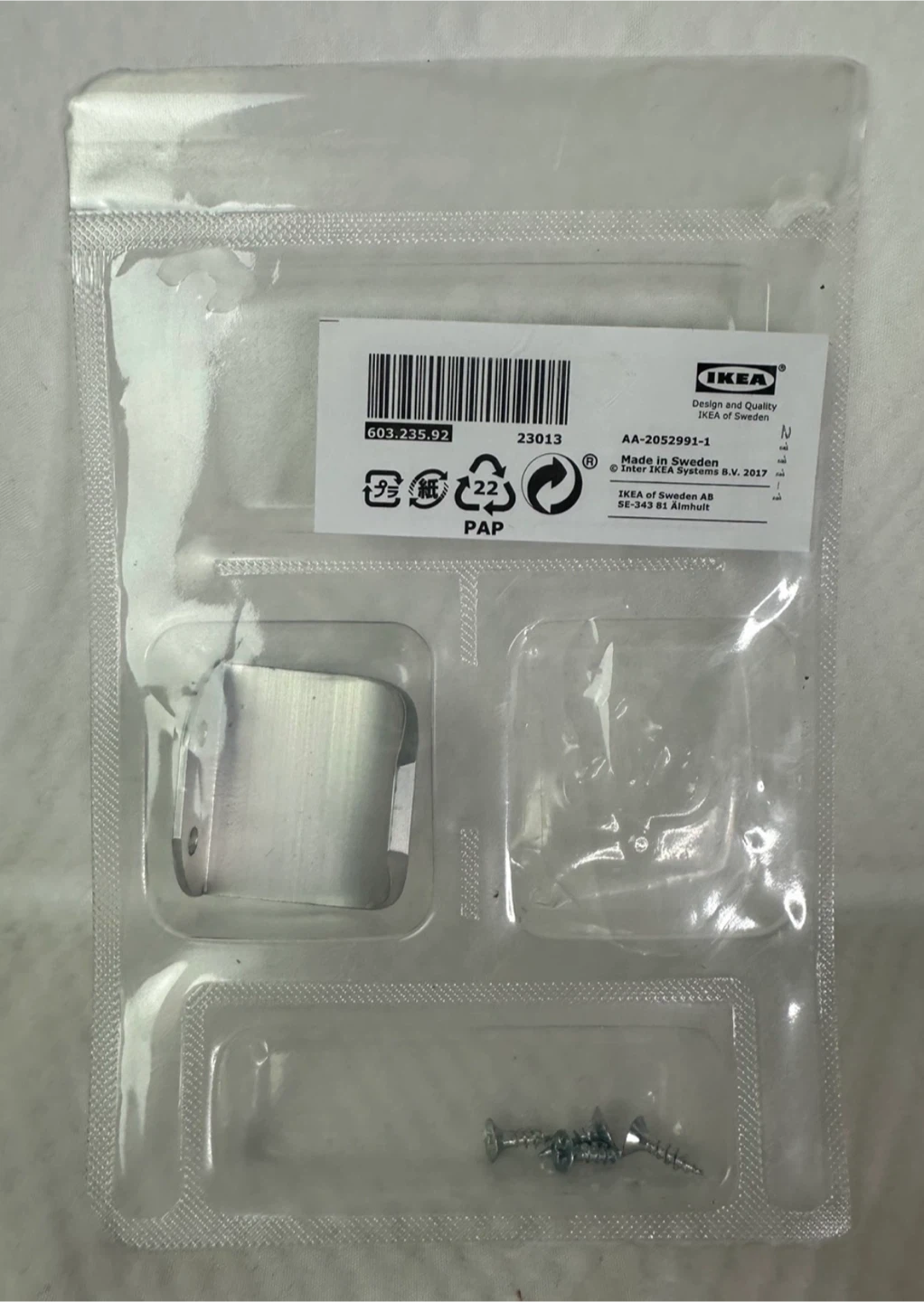 Single IKEA BILLSBRO Cabinet Handle 1 9/16” steel - photo 4