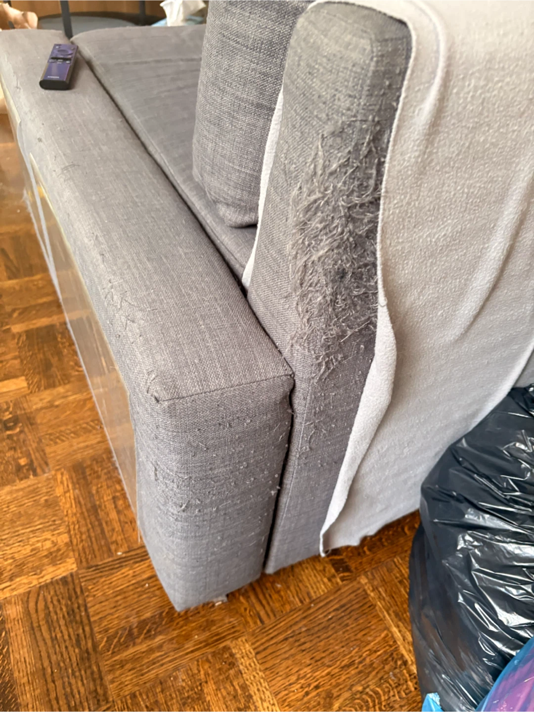 IKEA FRIHETEN corner sofa bed in grey - photo 3