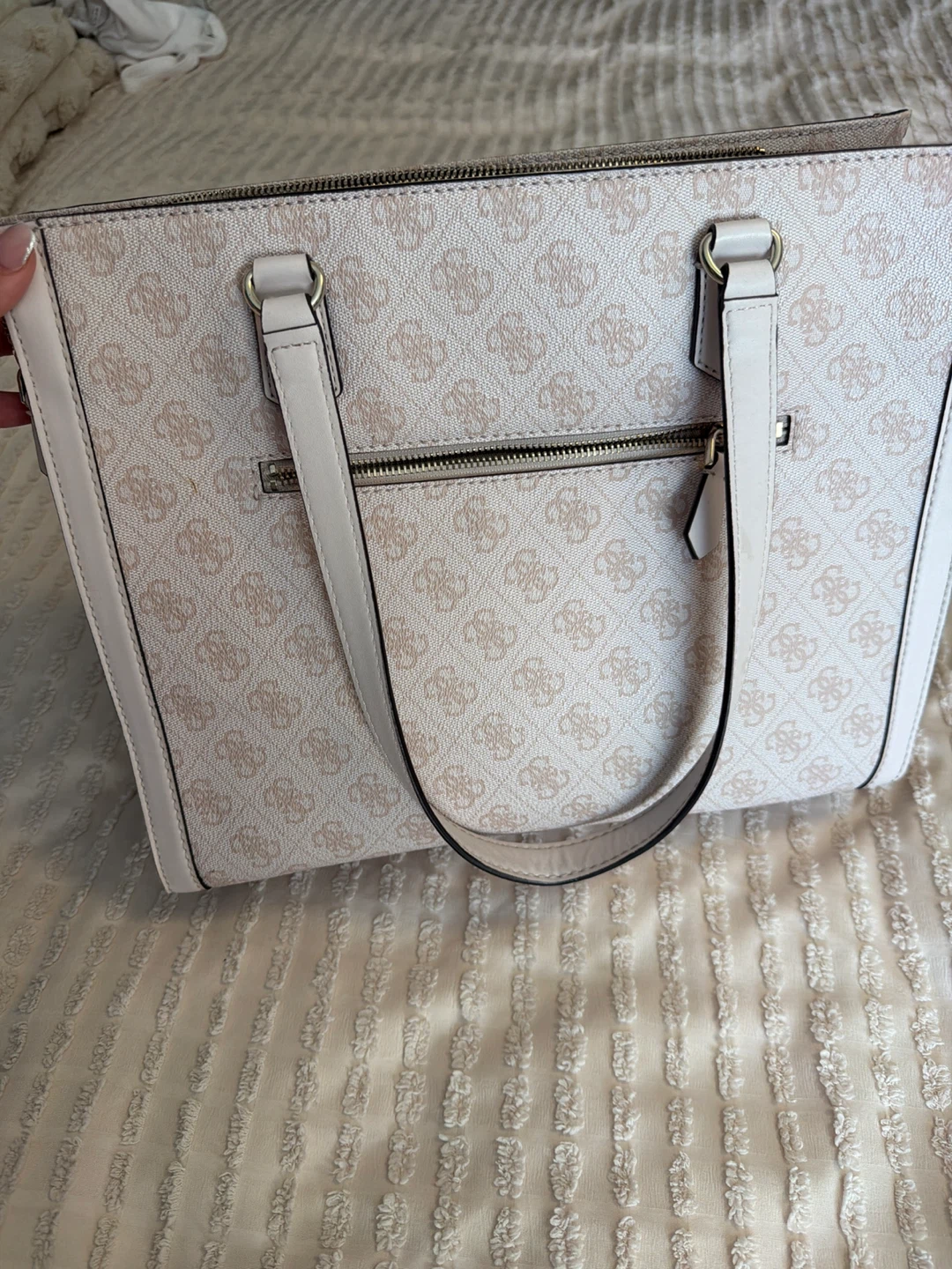 GUESS Monogram Tote Bag and Wallet Set - photo 3