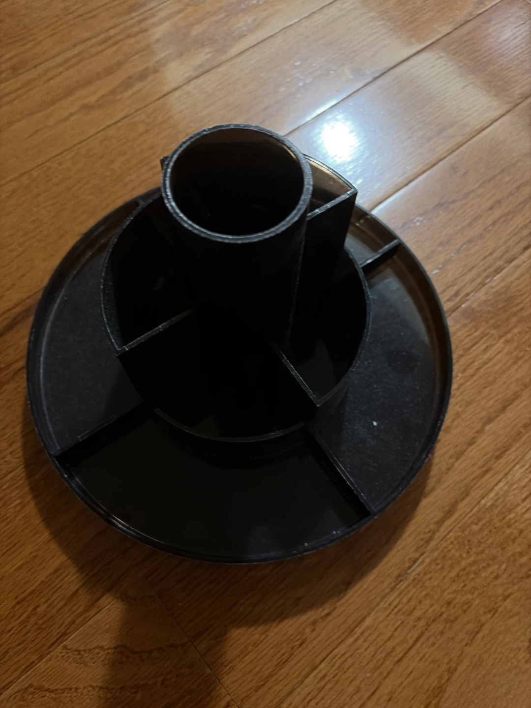 Black Plastic Supply Holder