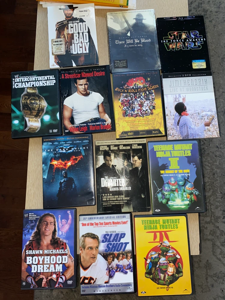$2 each! Assorted Blu-Ray & DVD movies