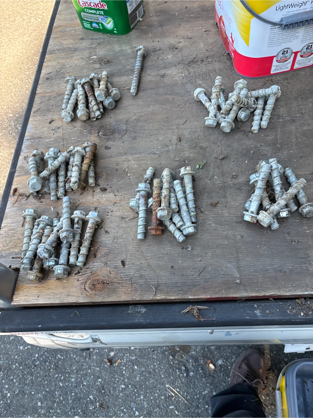 3” x 1/2” Titan screws