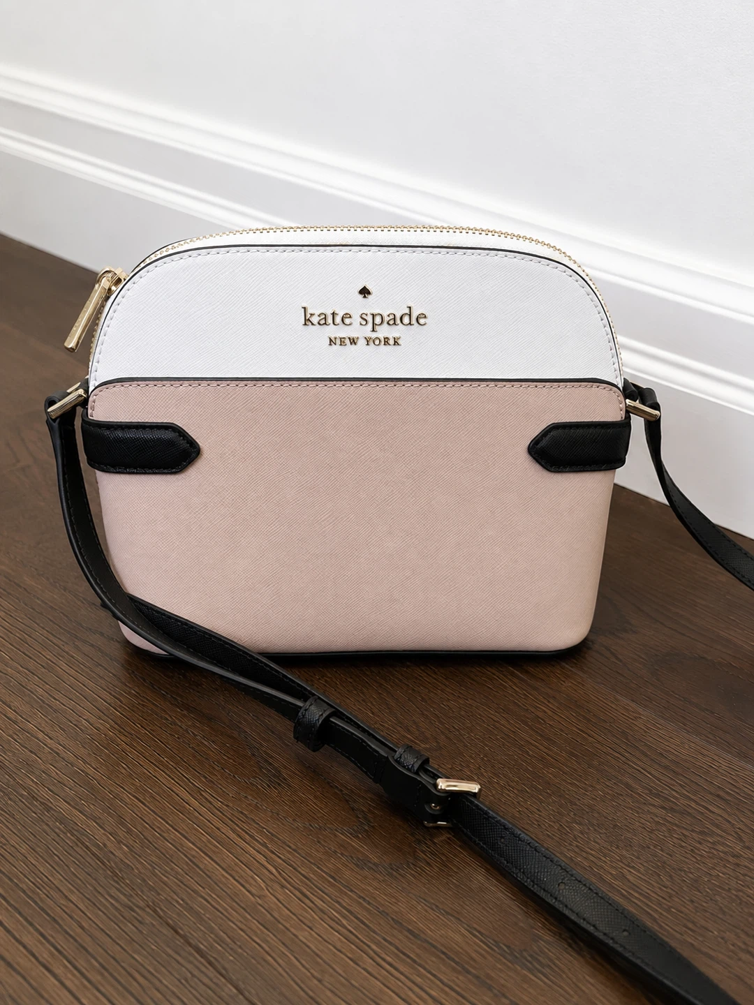 Kate Spade Crossbody Bag - cream & white