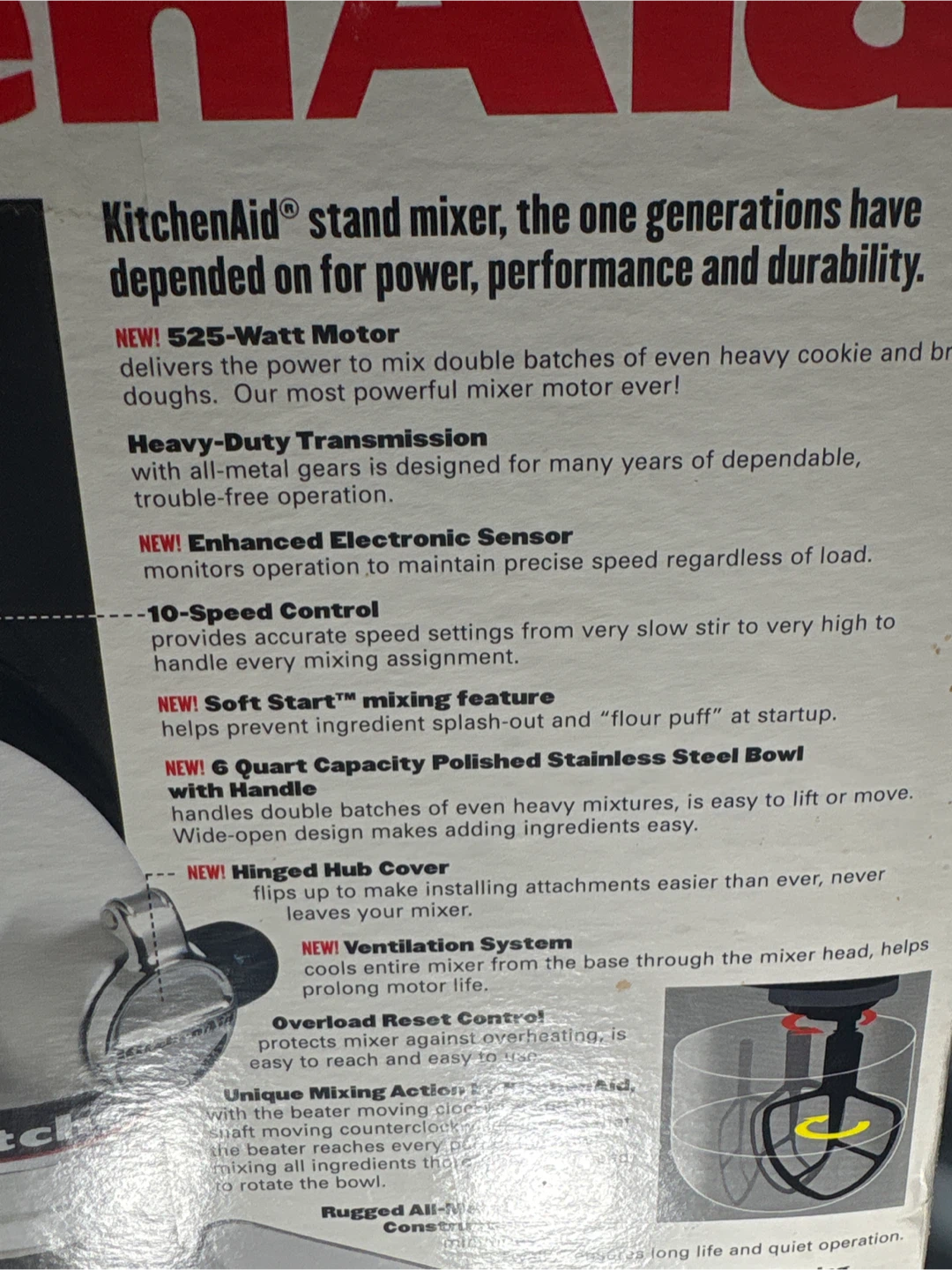 KitchenAid 6 Qt Professional Mixer - photo 2