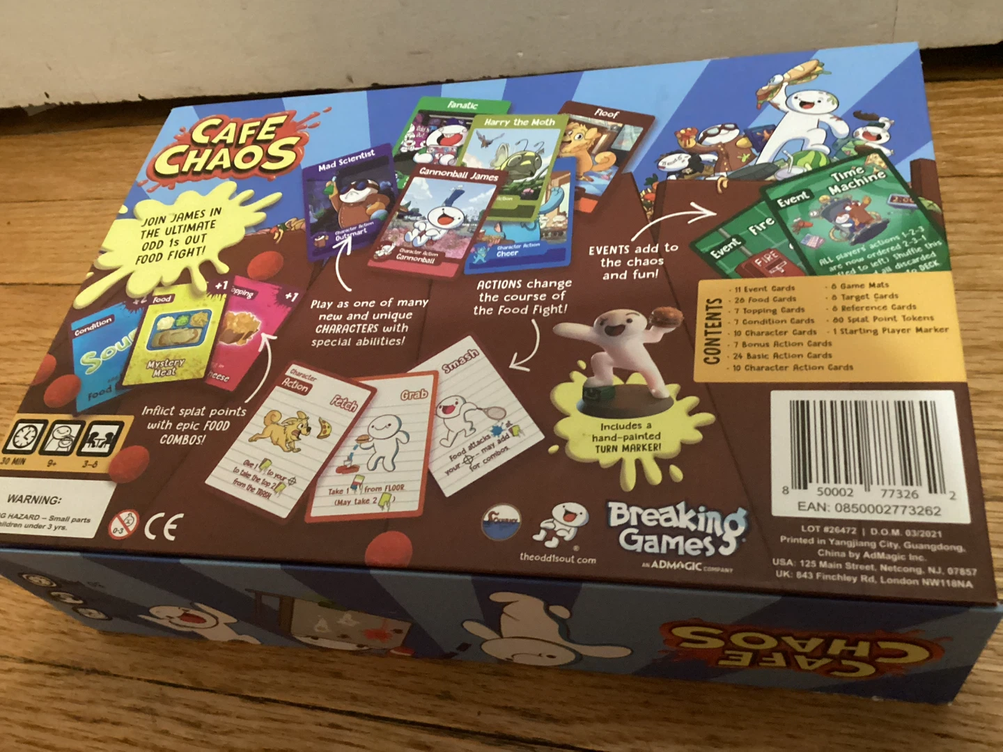 Cafe Chaos The Odd 1s Out Card Game - photo 3