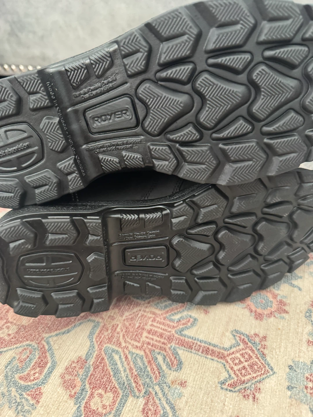 Royer Black Leather Work Boots - photo 4