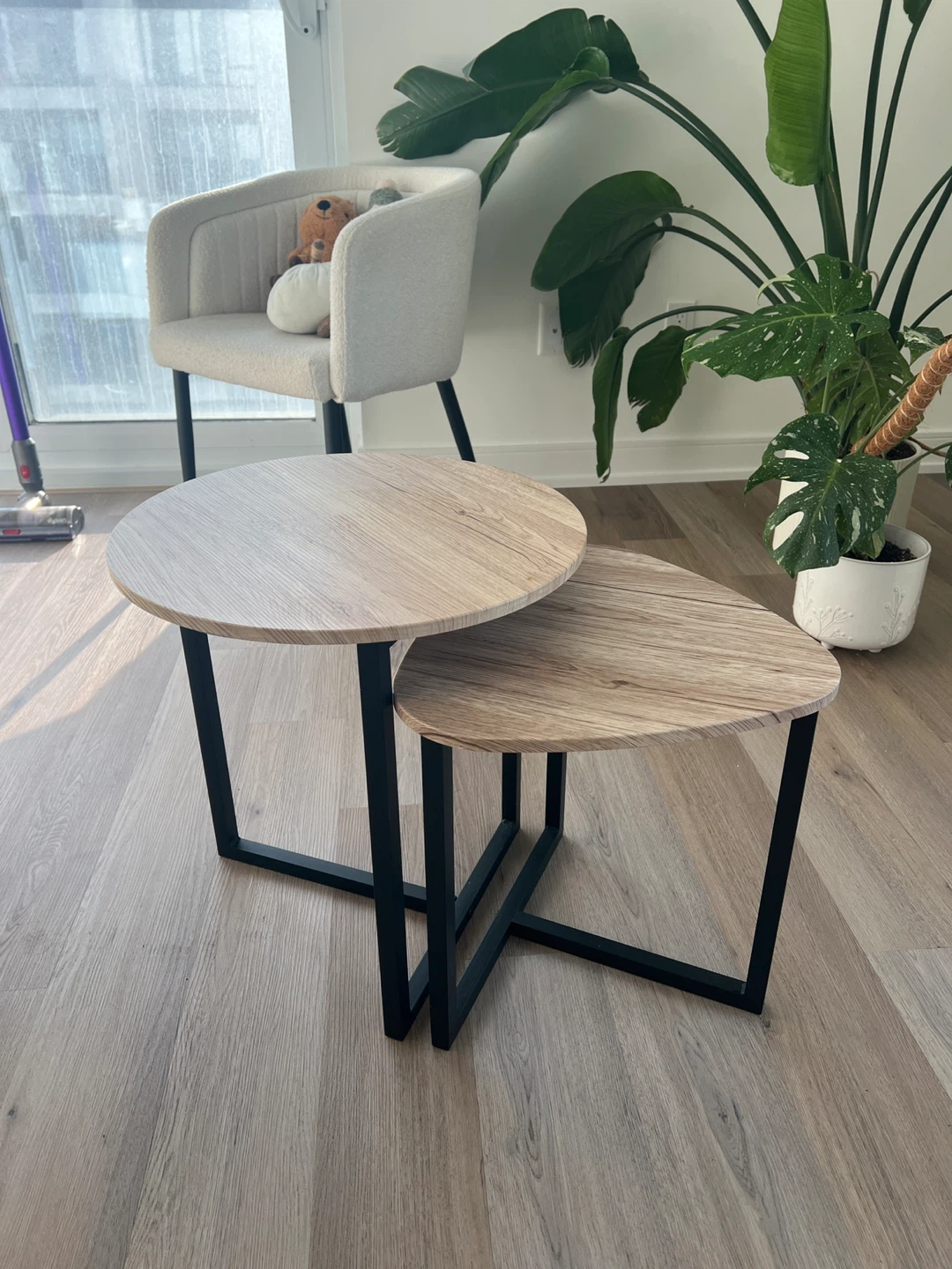 Nesting Coffee Tables - Wood Grain Finish