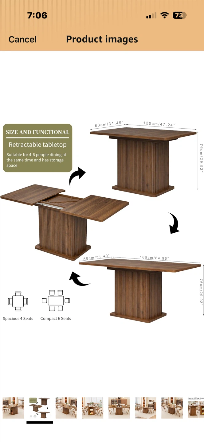 Extendable Dining Table - photo 5
