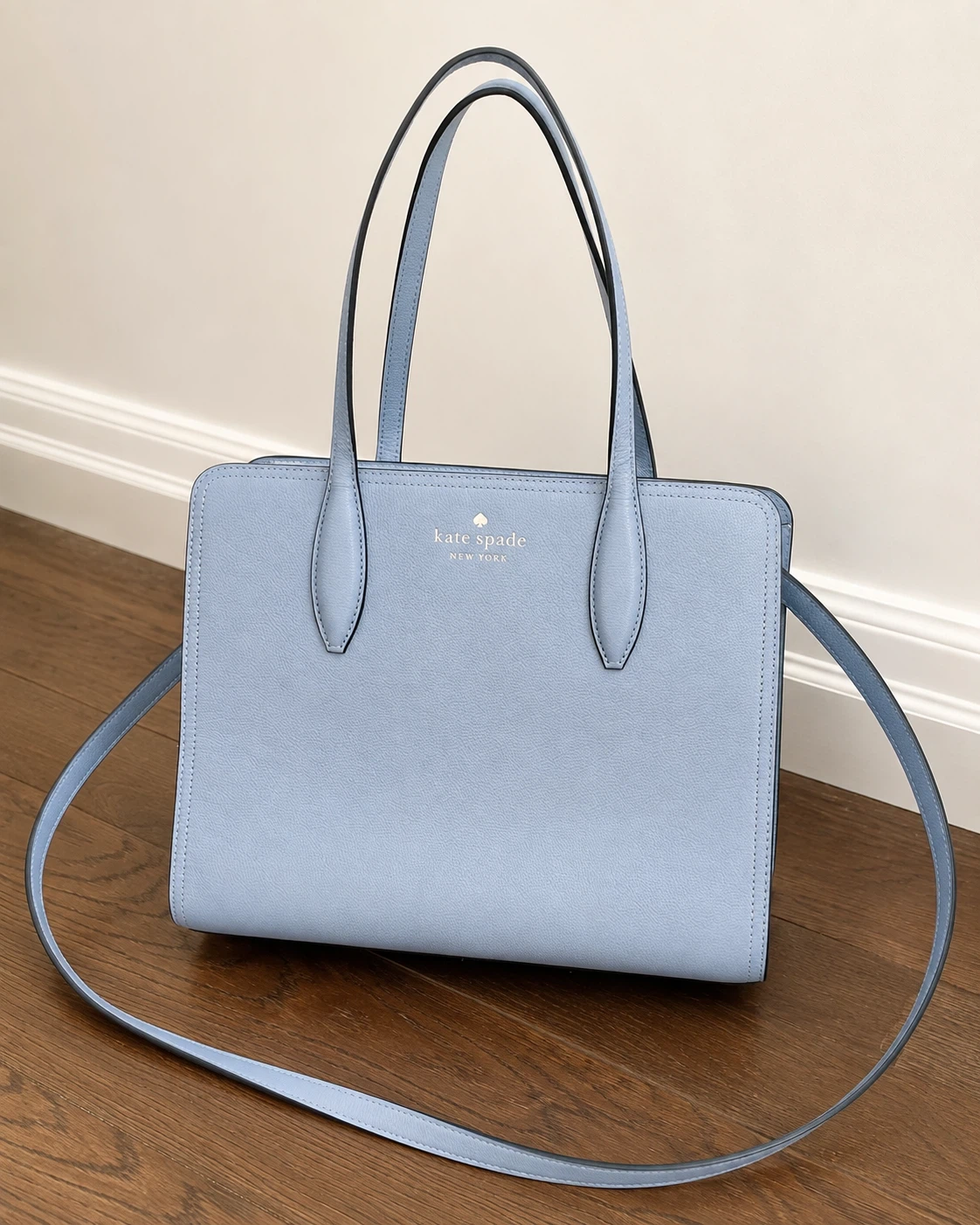 Kate Spade Tote/Crossbody Bag – Pale Baby Blue