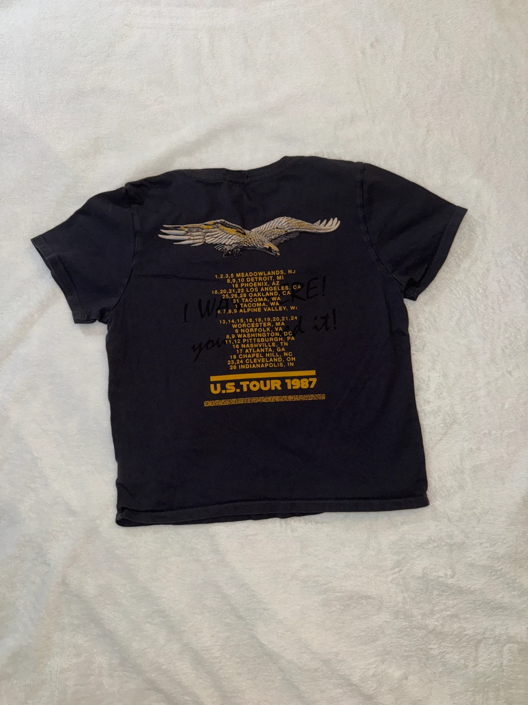 Vintage U.S. Tour 1987 Mini T-Shirt - photo 2