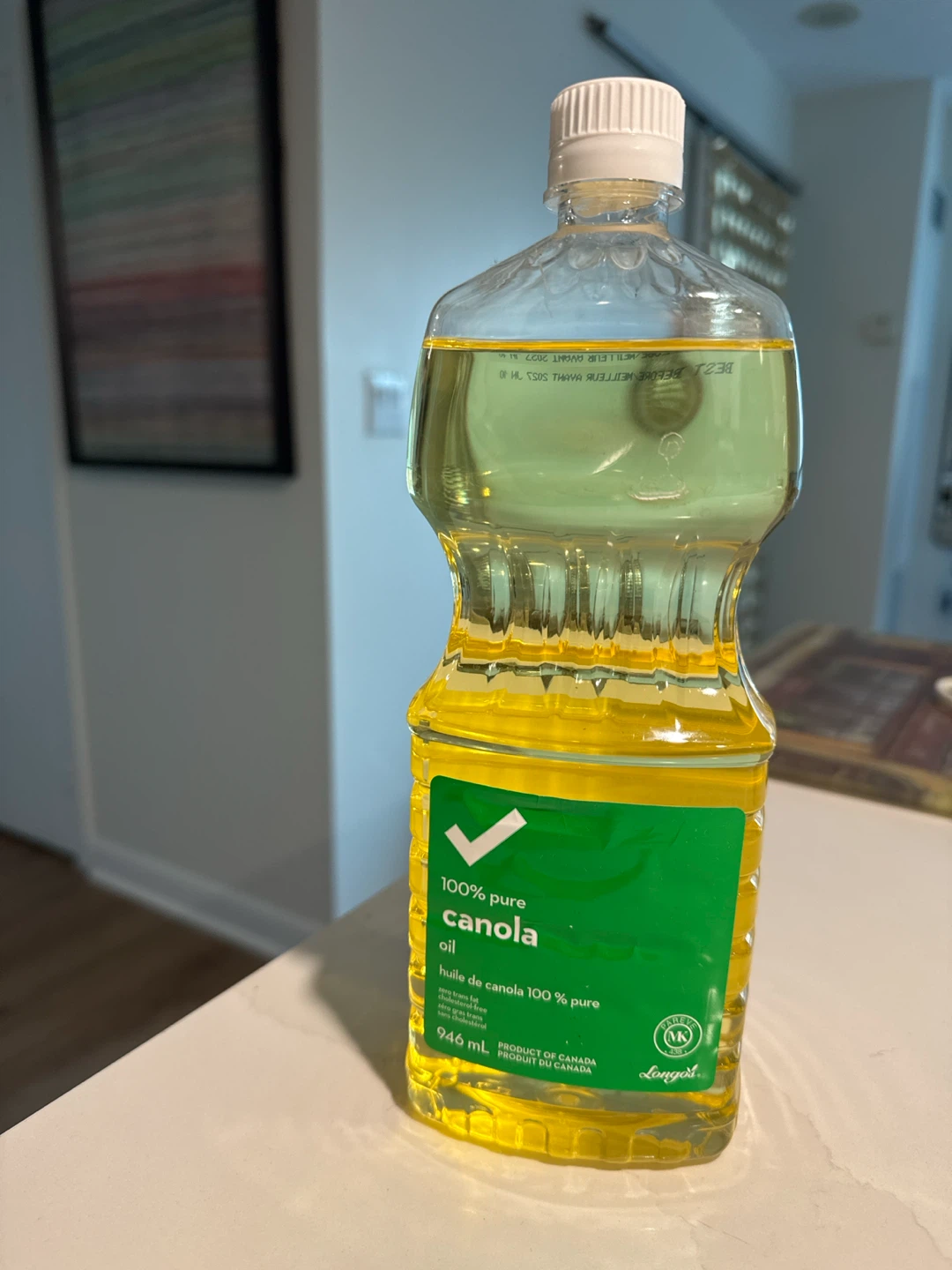 Longo's 100% Pure Canola Oil 946mL