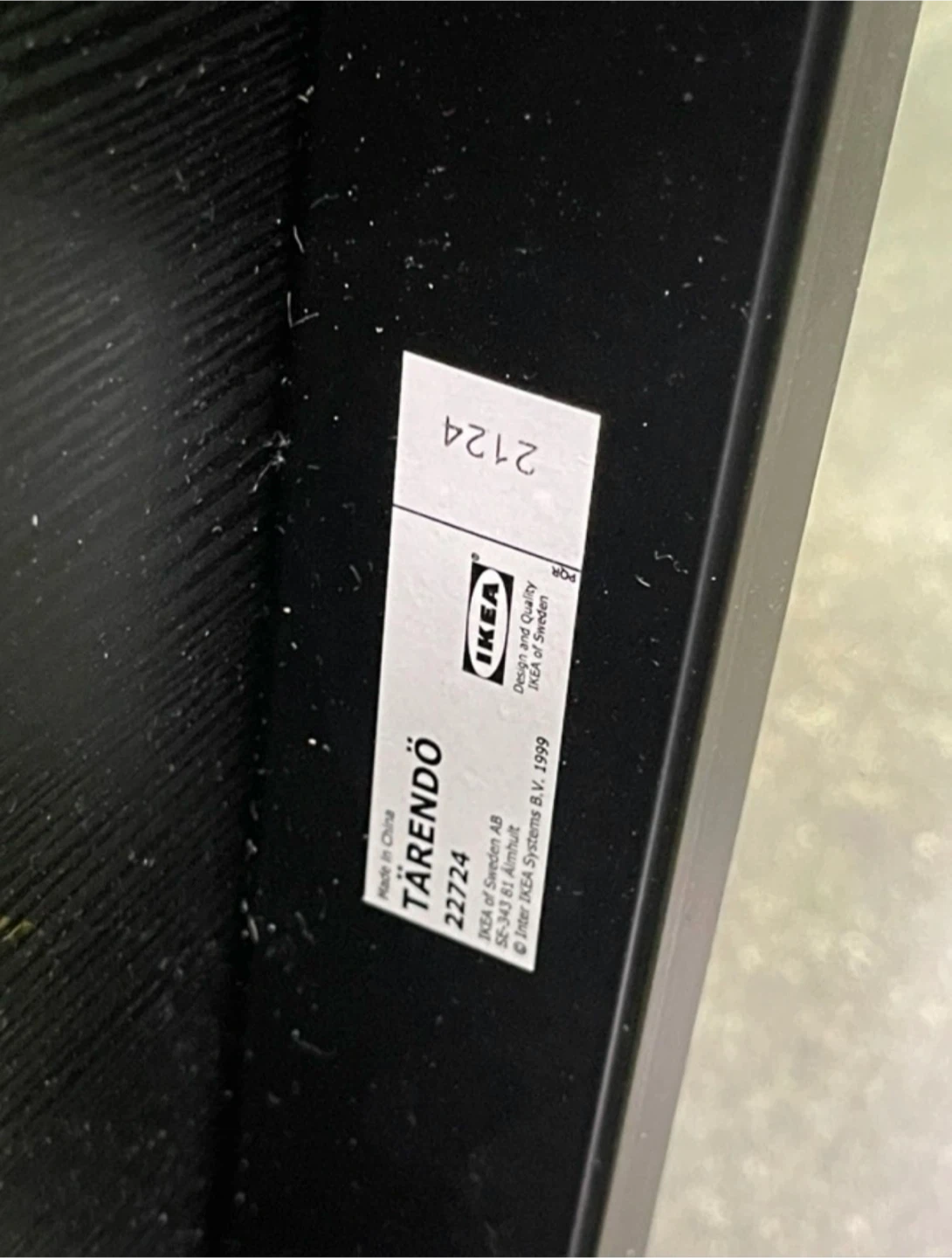 IKEA TÄRENDÖ Black Dining Table - photo 4