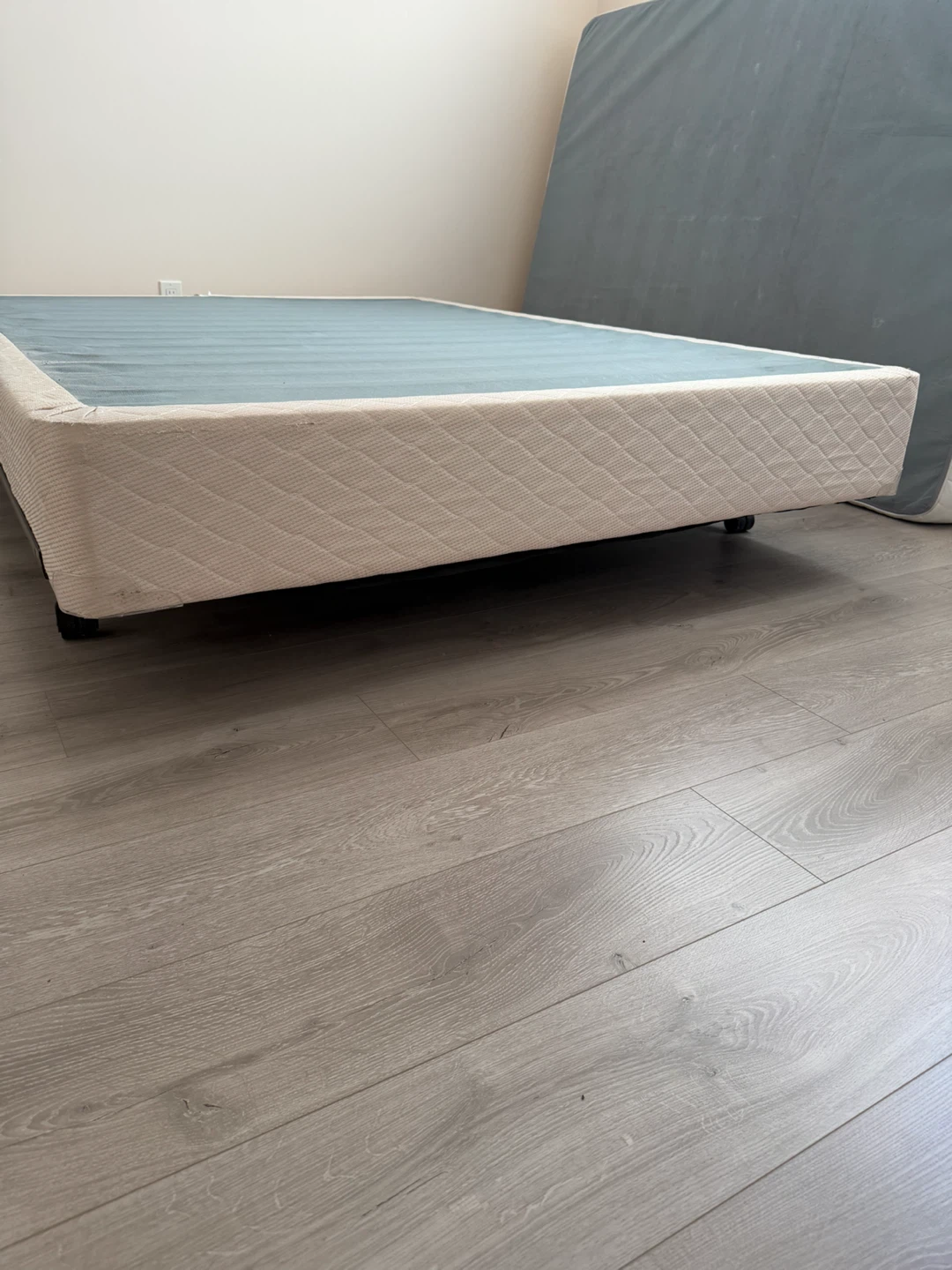 ueen Size Box Spring and Metal Bed Frame - photo 2