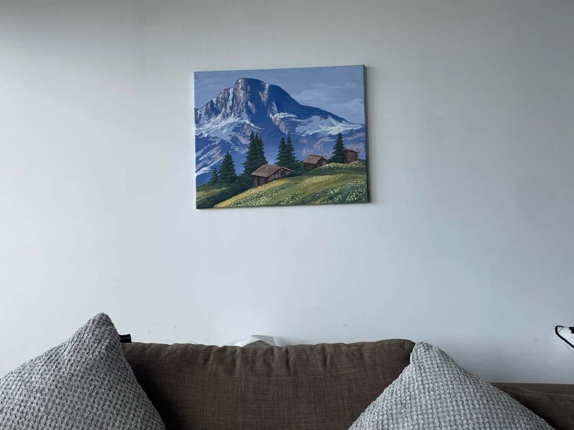Handmade Moutain Painting - photo 2