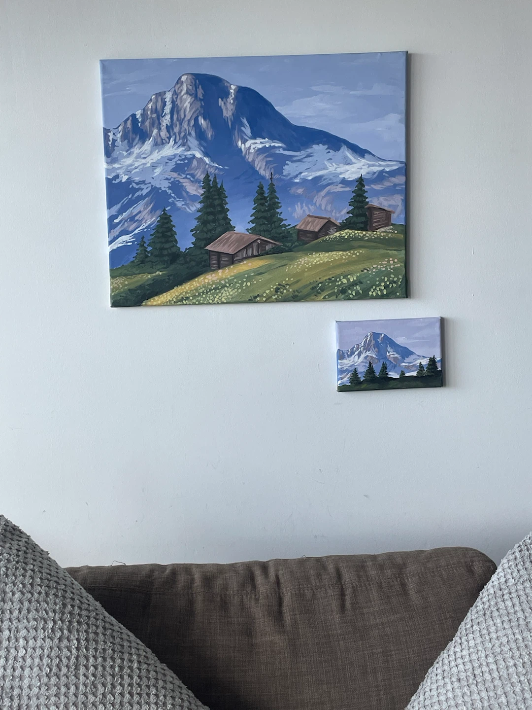 Handmade Moutain Painting - photo 3