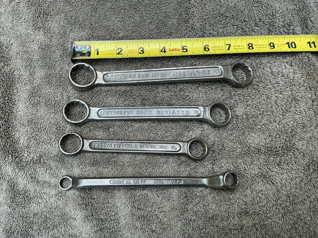 4 Combination Wrenches - Electrolite, Drop Forged Alloy Steel - photo 4