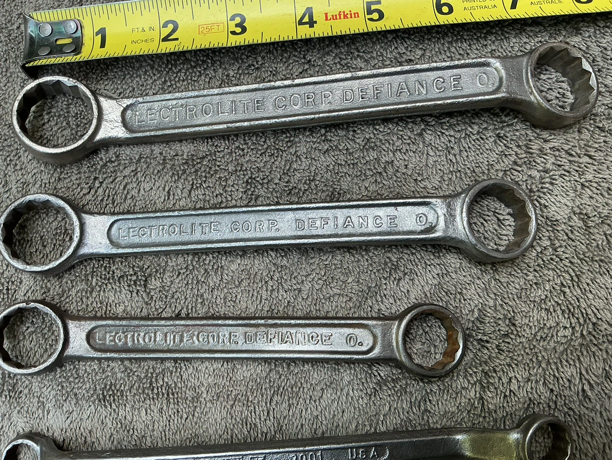 4 Combination Wrenches - Electrolite, Drop Forged Alloy Steel - photo 5