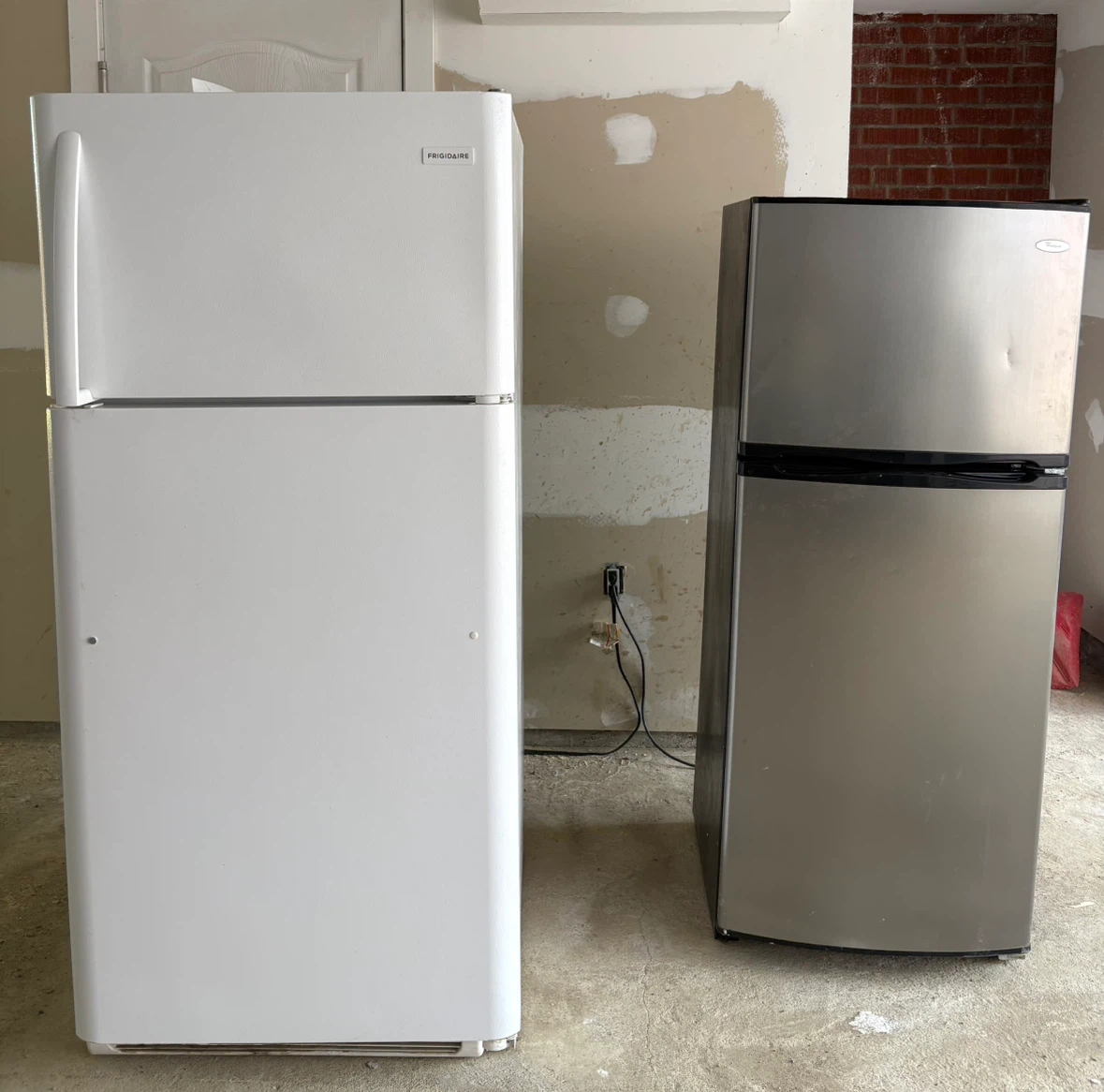 Two fridges are on sale