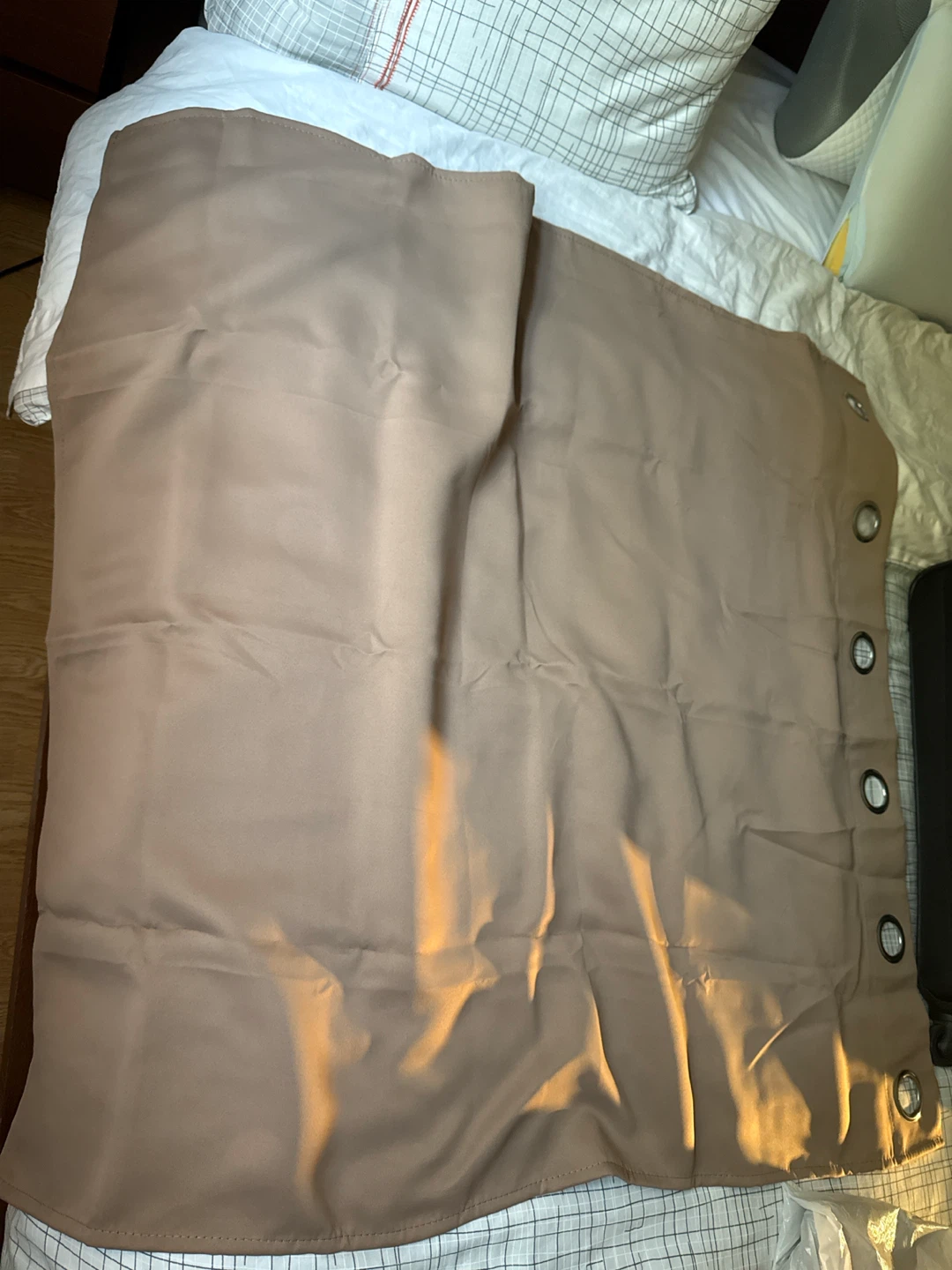 Brown Grommet Curtains
