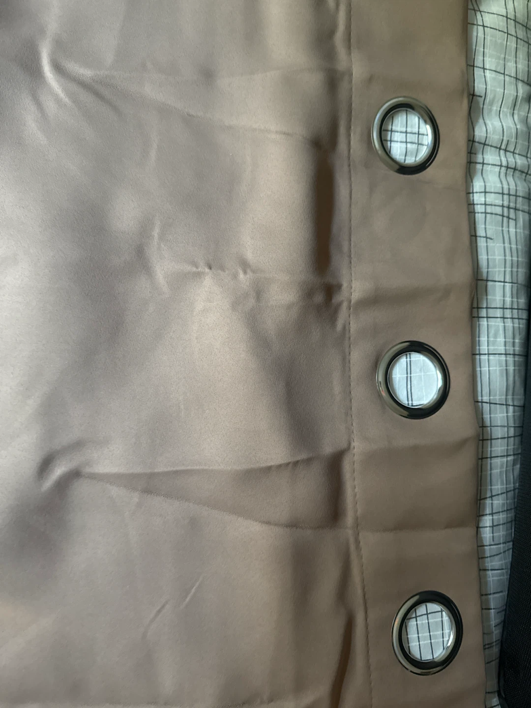 Brown Grommet Curtains - photo 2