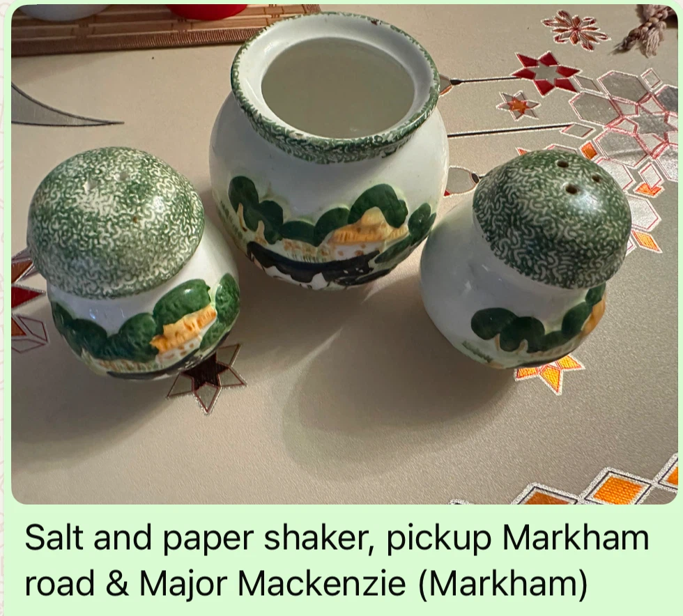Salt and Pepper Shaker Set with Decorative Design
